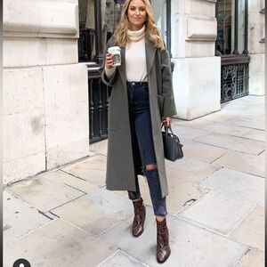 Zara Zip Boots Size 39